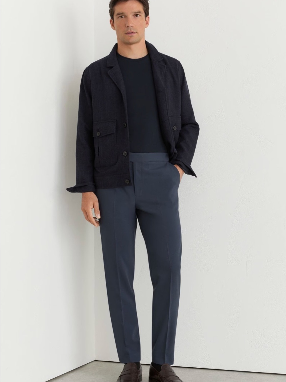 Reiss Found Men's Slim Drawstring Trousers, 34/32